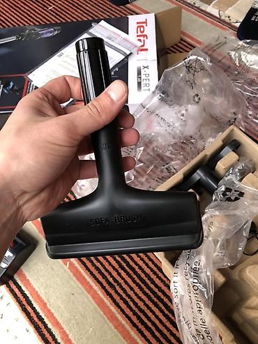 maşın üçün tefal: Tefal şaquli simsiz tozsoran + Tefal elektrikli grill/toster dəsti — 6