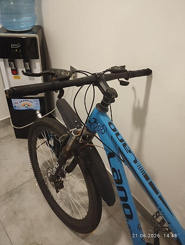 velo mtb: LANQ mTB velosiped – şəhər və yüngül off-road üçün - Rəng: açıq mavi — 2