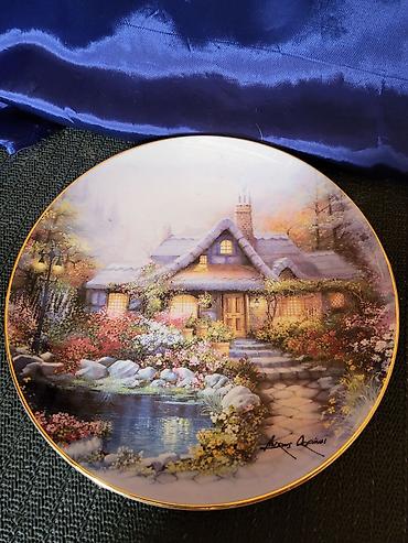 Ostali kućni dekor: Deko tanjir iz 90ih.god.A.Orpinas engleska br.MB 2961. Dekorativni — 9