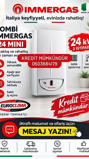 note 8 pro plata: Yeni Kombi İmmergas 24 kVt, Pulsuz çatdırılma, Zəmanətli, Kredit var — 1