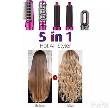 dm tapi: TP-5+1 Hot Air Styler – 5 u 1 fen/četka za stilizovanje kose Opis: - — 2