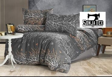 Kuća i bašta: Bračna posteljina 100% pamuk RANFORS 2 jastučnice 50x70 čaršaf 210x200