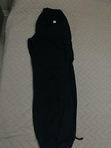 bagi salvar: Qara rəngli jogger/karqo şalvar — 1