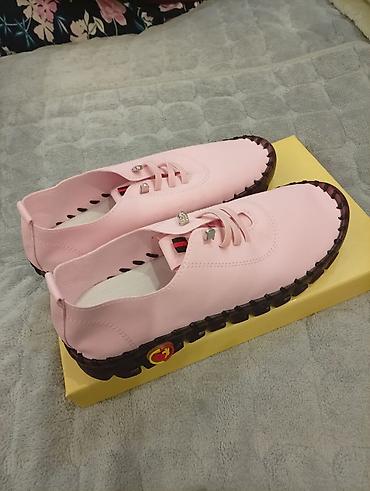 Мокасины и лоферы: Лёгкие женские макасины/кроссовки - Цвет: розовый - Верх: мягкий — 9