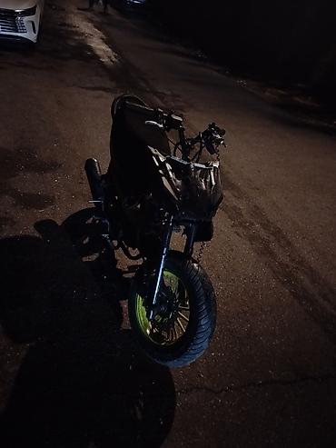 changan beni: Stunt/drag üslubunda modifikasiya edilmiş moped-baza - Çərçivə və — 3