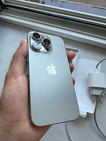 iphone başlığ: IPhone 16 Pro, White Titanium, Simsiz şarj — 1