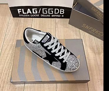 superstar: Кроссовки, 36, 37, Golden Goose, Б/у, цвет - Серебристый, Самовывоз — 2
