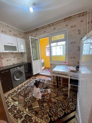 сдается квартира джал бишкек: 1 комната, Агентство недвижимости, Без подселения, С мебелью частично