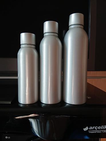 daraq dekor: 1,lt,750ml,500ml. 100% Alman,İstehsalı. Su,Qabları. Nerj — 2