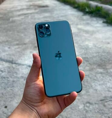 телефон ми 11: IPhone 11 Pro Max, Б/у, 256 ГБ, Alpine Green, 84 %