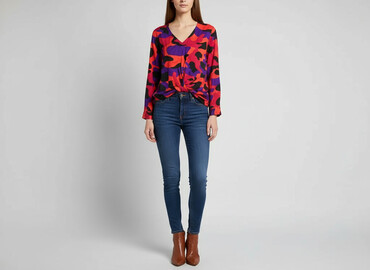 tanie bluzki boho: Women's blouse, size M