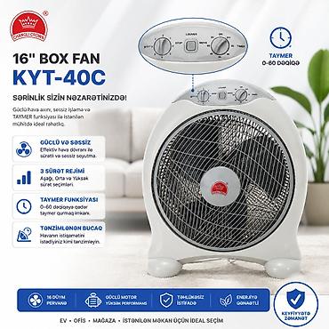 Changli Crown KYT 40C masaüstü sərinkeş – 3 Sürətli 3 Pərli 55W