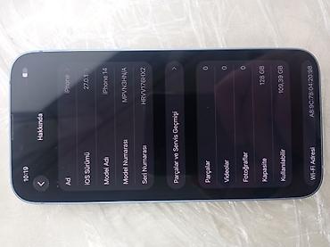 ikinci el 16 pro max: IPhone 14, 128 GB, Mavi, Face ID — 4