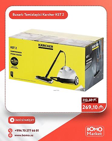 buxarli mop: 🔥 Buxarlı Təmizləyici Maşın Karcher KST 2 ✅ Marka: Karcher ✅ Gücü — 1