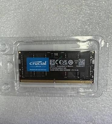 ddr 4: Оперативная память CRUCIAL DDR5 5600 Mhz 32ГБ DDR5 5600 Mhz в — 4