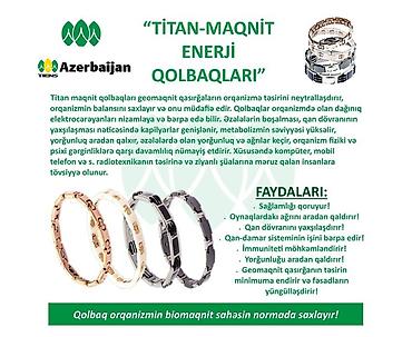 Bijuteriya: * Titan Maqnit Müalicəvi BioEnerji Qolbaqlar * -Depoda Bitdi! Son — 3