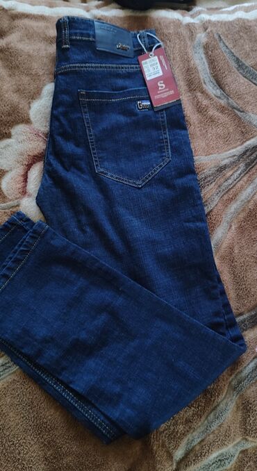 джинсы черные: Джинсы M (EU 38), L (EU 40), цвет - Синий