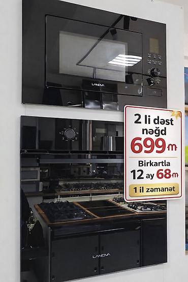 Duxovkalar: Duxovka Lanova, Elektrik, rəng - Qara, Quraşdırılan, Yeni — 6