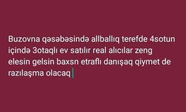 Həyət evləri və villaların satışı: Buyurun əlaqe saxlaya bilersiz