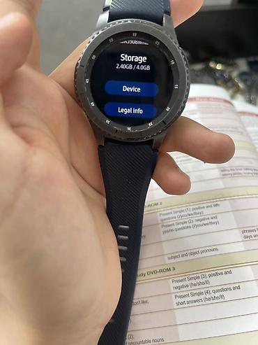 Aksesuarlar: Alınan günnən 3-4 gün istifadə olunub. - Model: Gear S3 (SM‑R760) - — 2