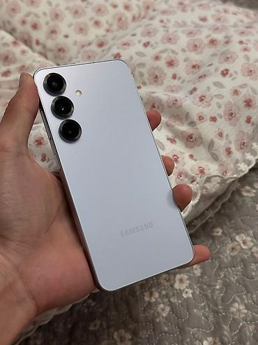 samsung a35: Samsung Galaxy S25, Б/у, 256 ГБ, цвет - Голубой — 1