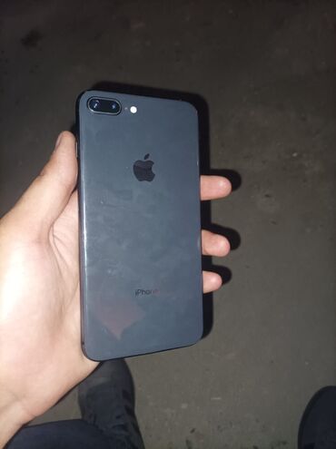 ikinci el telefon iphone 7 plus: IPhone 8 Plus, 64 GB, Qara, Barmaq izi