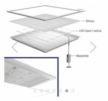 Rasveta: Plafonjera, bоја - Bela, Novo — 6