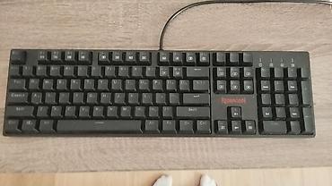 komputer cantasi: Redragon tam ölçülü simli klaviatura(USB kabel) — 1