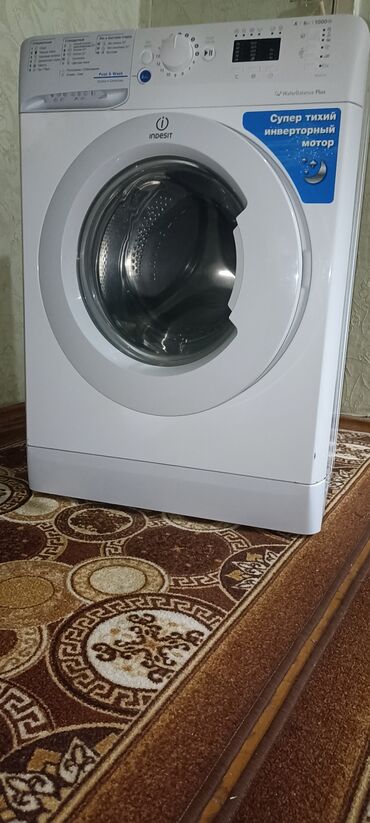 малютка машинка стиральная: Стиральная машина Indesit, Б/у, Автомат, До 6 кг, Полноразмерная