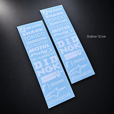 tamno zelena: Moto Racing Nalepnice Sponzora za Donje Oplate - 2841 Komplet moto — 1