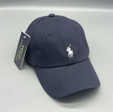 ош ишкаван: Кепка Polo Ralph Lauren, темно-синяя - Классическая шестипанельная