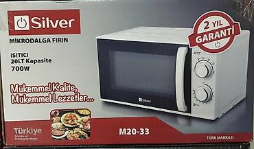 mikrodalğalı soba qiyməti: Mikrodalğalı soba Silver, Ayrıca dayanan, Mikrodalğalar ilə, rəng - Boz, Yeni — 3