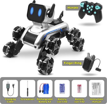 Məktəb çantaları: Çox funksiyali pult ile idare olunan robot it Diqqət Çatdırılma bir