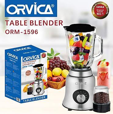 samovar 5l: Blender ORM-1596 – 2-i 1 mətbəx blendi Xüsusiyyətlər: - Güc: 2000W - — 4