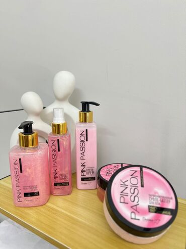 день и ночь для похудения: Набор Pink Passion для ухода за телом с феромонами и шиммером 1-