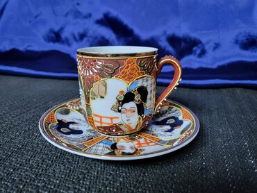 Ostali antikviteti: Japanske soljice za kafu iz 70ih.godina. Soljice za kafu reljefno — 6