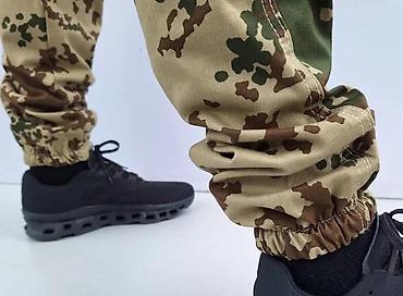 Ostale pantalone: Muške taktičke cargo pantalone – Flecktarn kamuflaža - Uzorak — 10