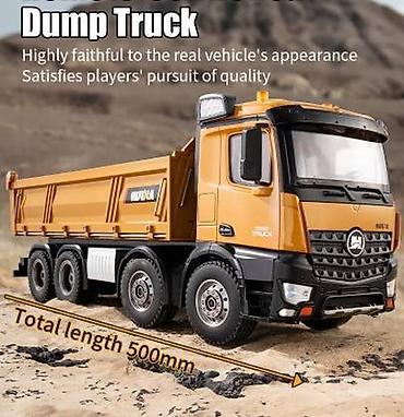oyuncaq kamazlar: Rc Car Huina 1536 Dump Truck ozubosaldan masin.Li-ion doldurula bilen — 5