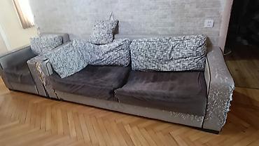 Divan və kreslo dəstləri: İşlənmiş, Divan, Divan, Bazasız, Açılmayan — 5
