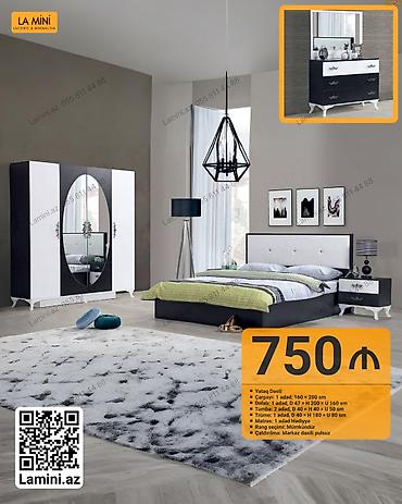 Ev üçün mebel: La Mini – Yataq Dəsti Məzmun: - Çarpayı: 1 ədəd, 160 x 200 sm - — 1