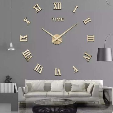 dekorativ divar saatlari: Divar saatı 3D divar saati Rəqəmsal divar saatlari Ölçülerine göre