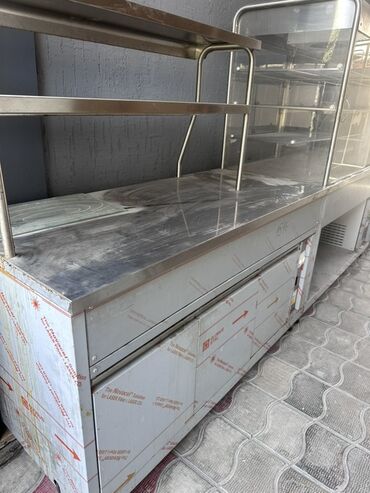 оборудование туалетной бумаги: Линия раздачи для столовой/кафе из нержавеющей стали Состав и