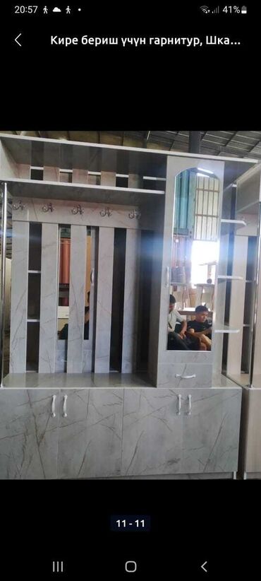 Шкафы-прихожие: Шкаф-прихожая, Новый, С зеркалом, ЛДСП — 16