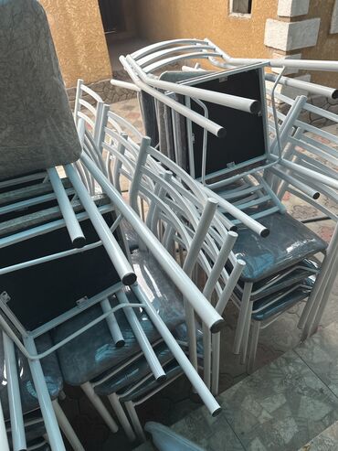 Стулья для кафе, ресторанов: Стул для кафе, ресторанов, Новый, Железо, цвет - Серый — 4