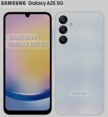 Samsung: Samsung Galaxy A25, 512 GB, rəng - Ağ, Zəmanət, Düyməli, Sensor