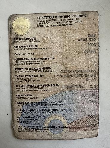 Тягачи: Тягач, DAF, 2003 г. — 8