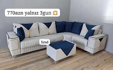 bag ucun divanlar: **Künc divan dəsti** Dəstə künc divan və pufik daxildir. Açıq krem və — 1