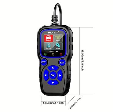 Auto dijagnostika: Novo - UDIAG CR720 OBD2 EOBD+CAN sa testerom napona baterije Funkcije — 15