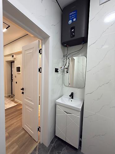 Продажа квартир: 1 комната, 43 м², Пишпек Элитка, 10 этаж, Дизайнерский ремонт — 9