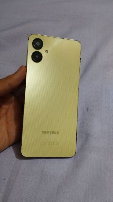 Redmi: Samsung Galaxy A06, 128 ГБ, цвет - Желтый, Отпечаток пальца